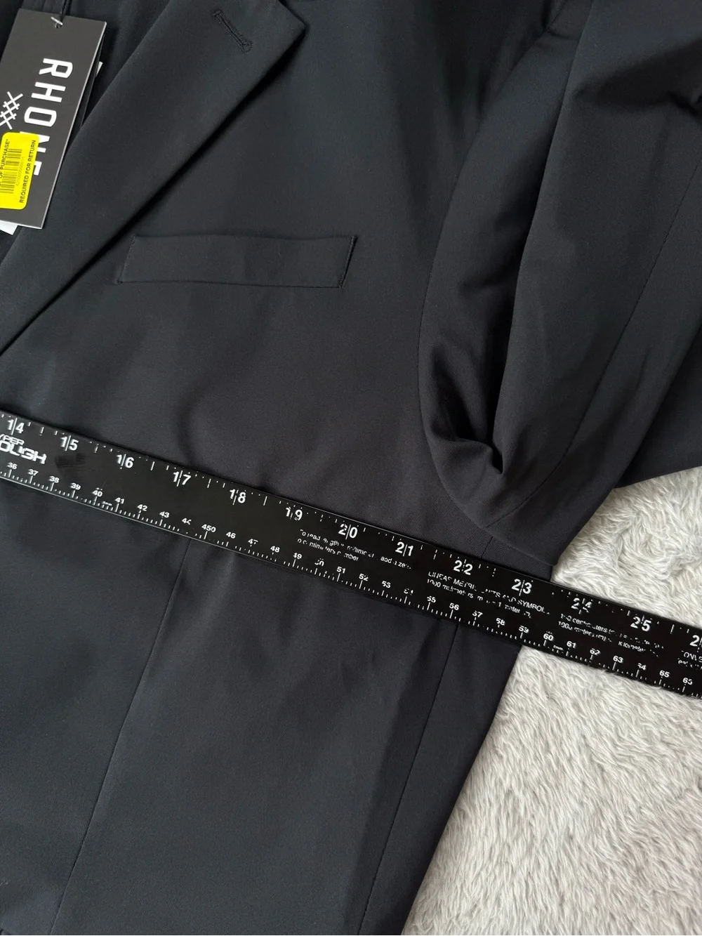 NWT Rhone Commuter Flex Knit Performance Blazer Black Slim Fit Men’s XL